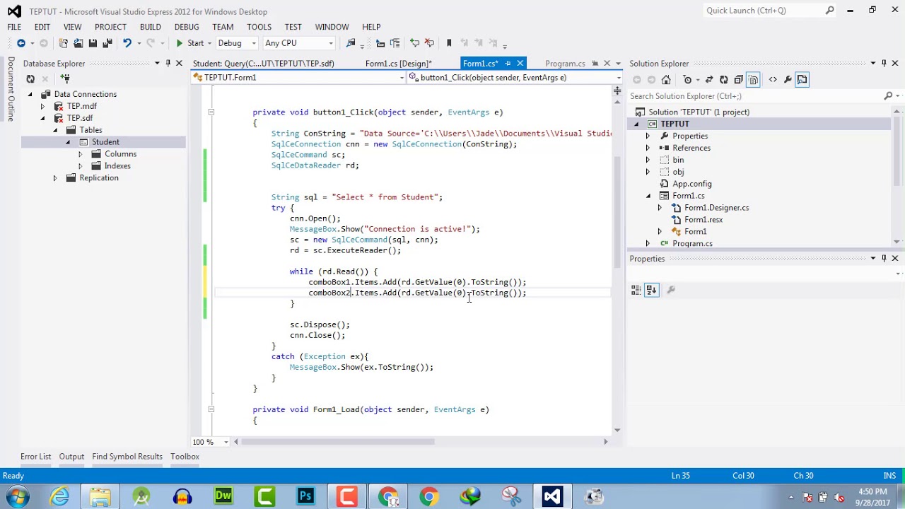 122 - How to Retrieve Data from Database in C# In ComboBox