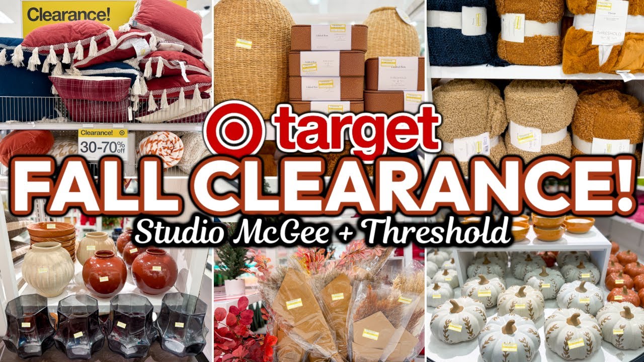 TARGET x STUDIO MCGEE *30 - 70% OFF* FALL DECOR CLEARANCE! 🤯🤎 | Target Home Decor Clearance