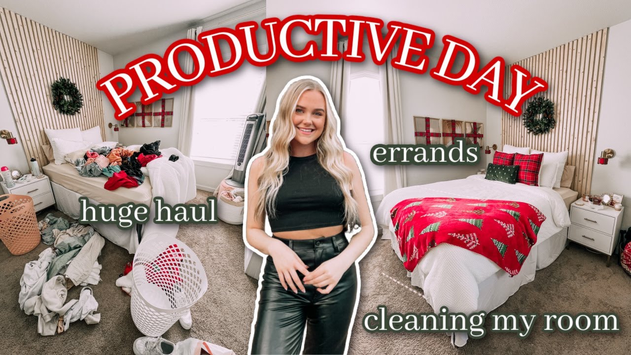 продуктивный день в моей жизни | уборка, перевозка, поручения