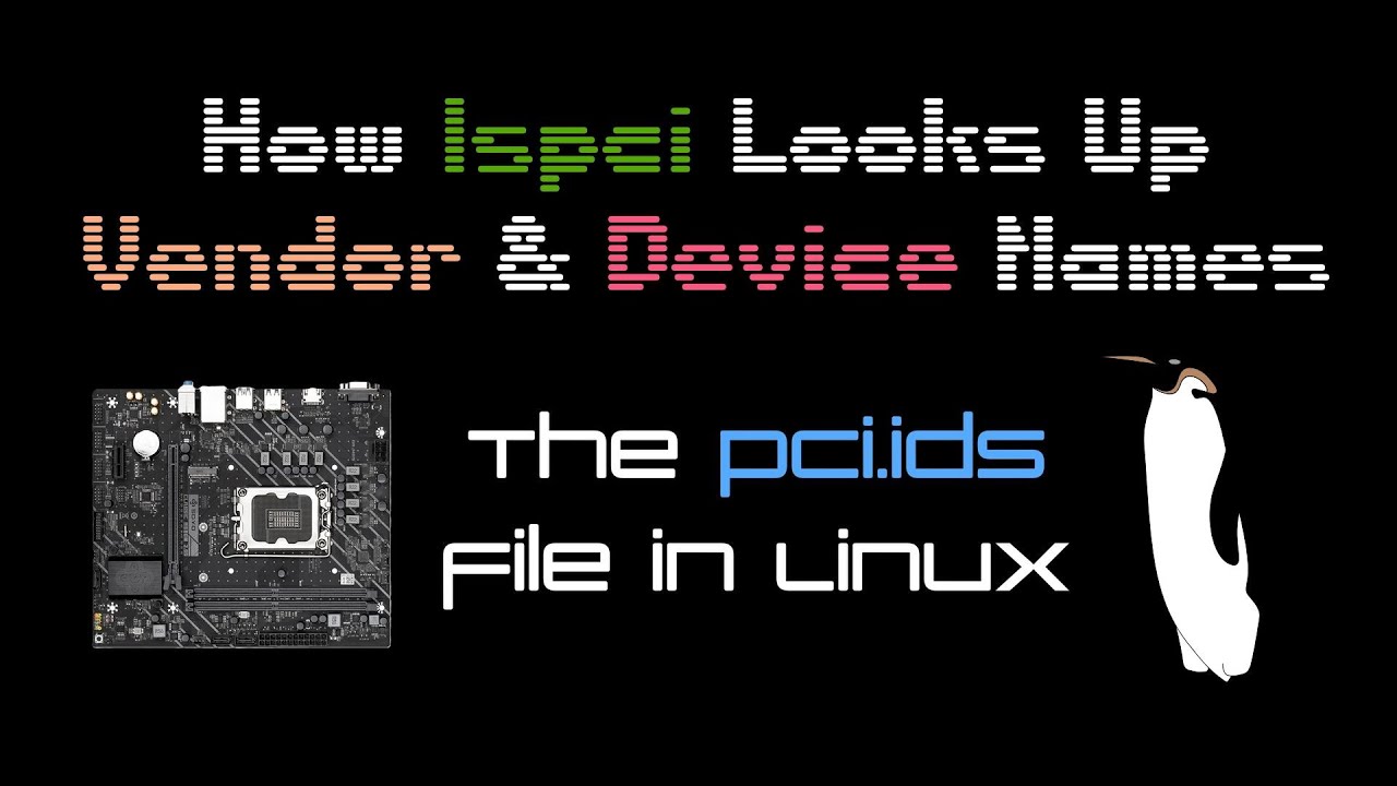 How does the lspci command work in Linux | What is the pci ids file