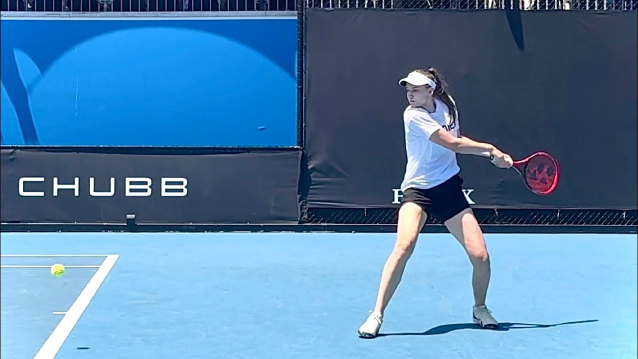 Elena RYBAKINA Groundstrokes + Slow Motion | Australian Open 2026