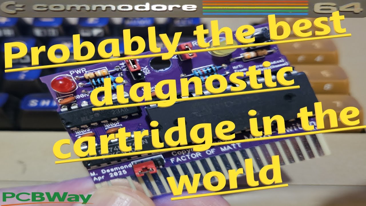 Как собрать диагностический картридж Des Test Switch для Commodore 64