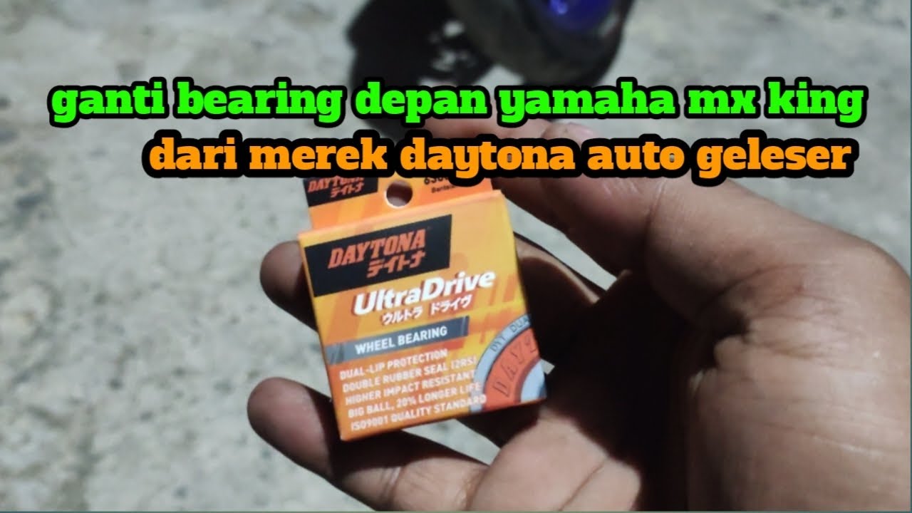 ganti bearing depan mx king