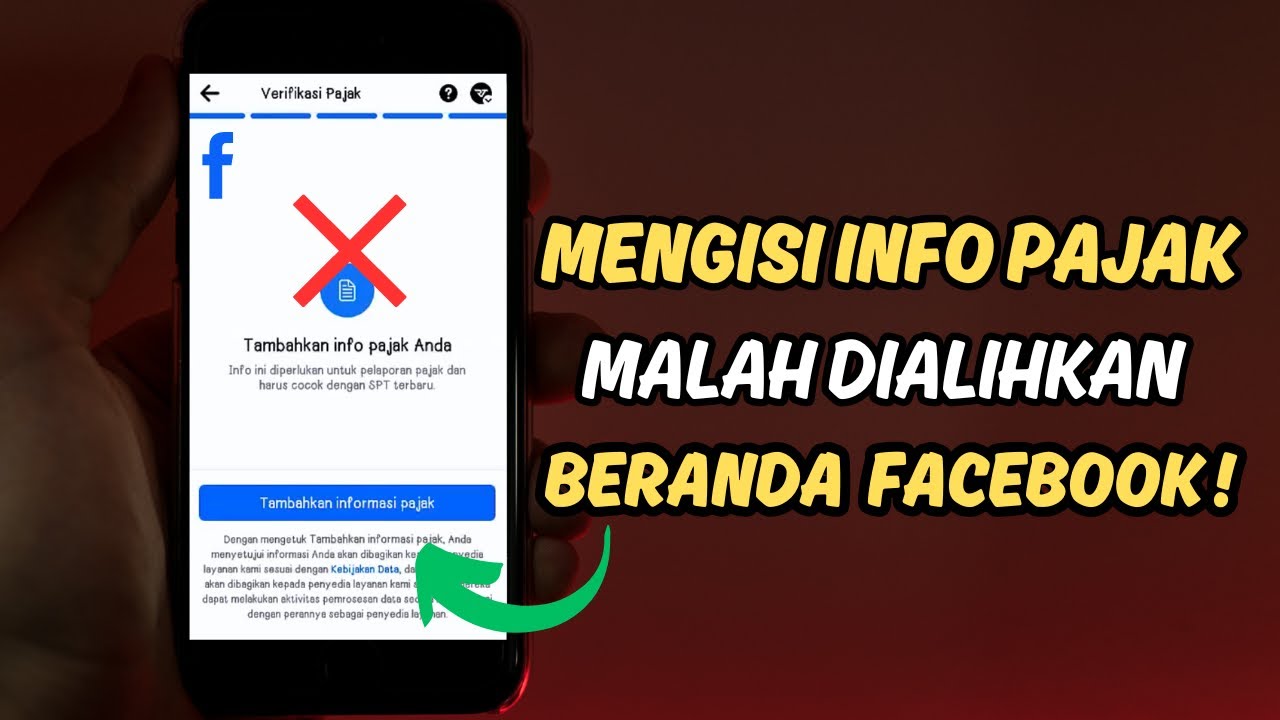 Gagal Mengisi Pajak Facebook Malah Dialihkan ke Beranda Facebook, Ini Solusinya