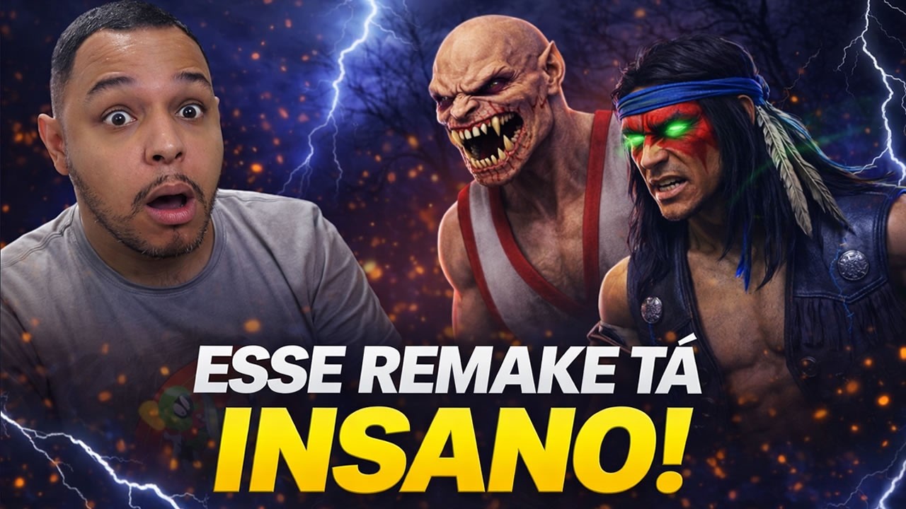 INACREDIT&Aacute;VEL! TESTEI O REMAKE de MORTAL KOMBAT TRILOGY HD