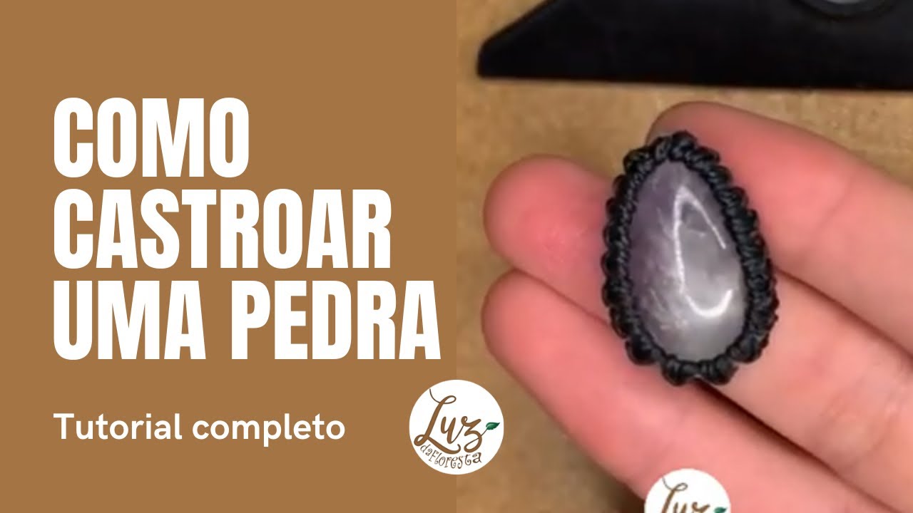 Como fazer Pedra castroada em Macramê - tutorial e dicas