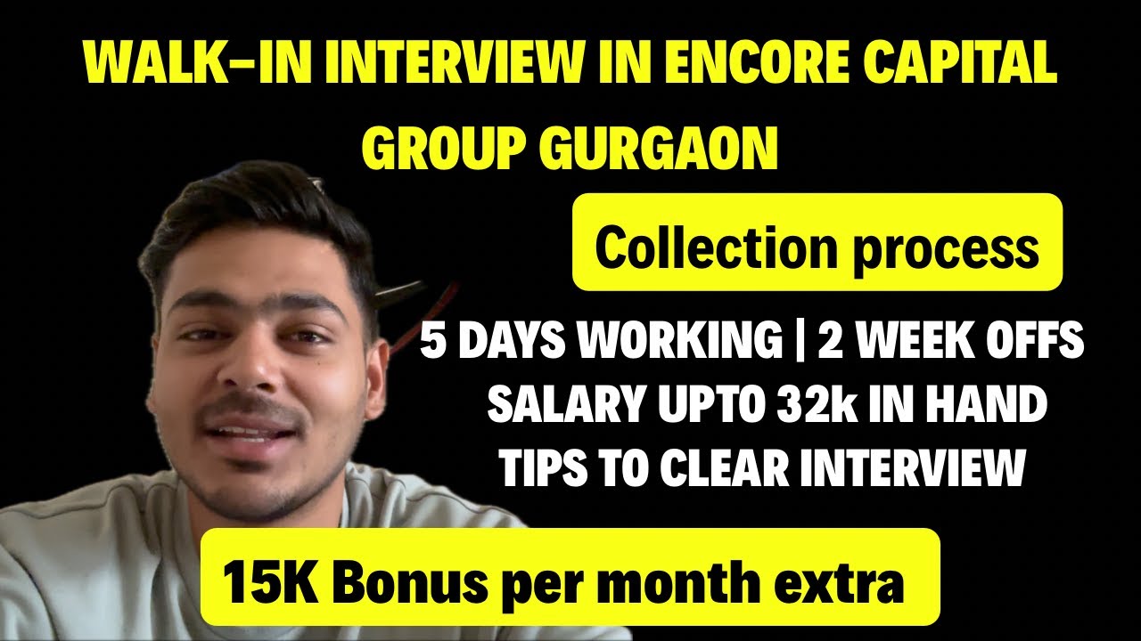 Encore Capital Group New Job Vacancy 2025 | Encore Capital Gurgaon Hiring | Delhi Wala Yash