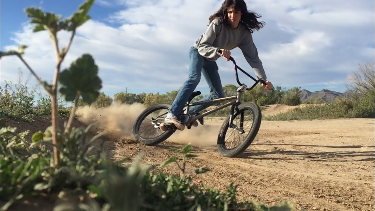 How to power slide/ drift a BMX bike
