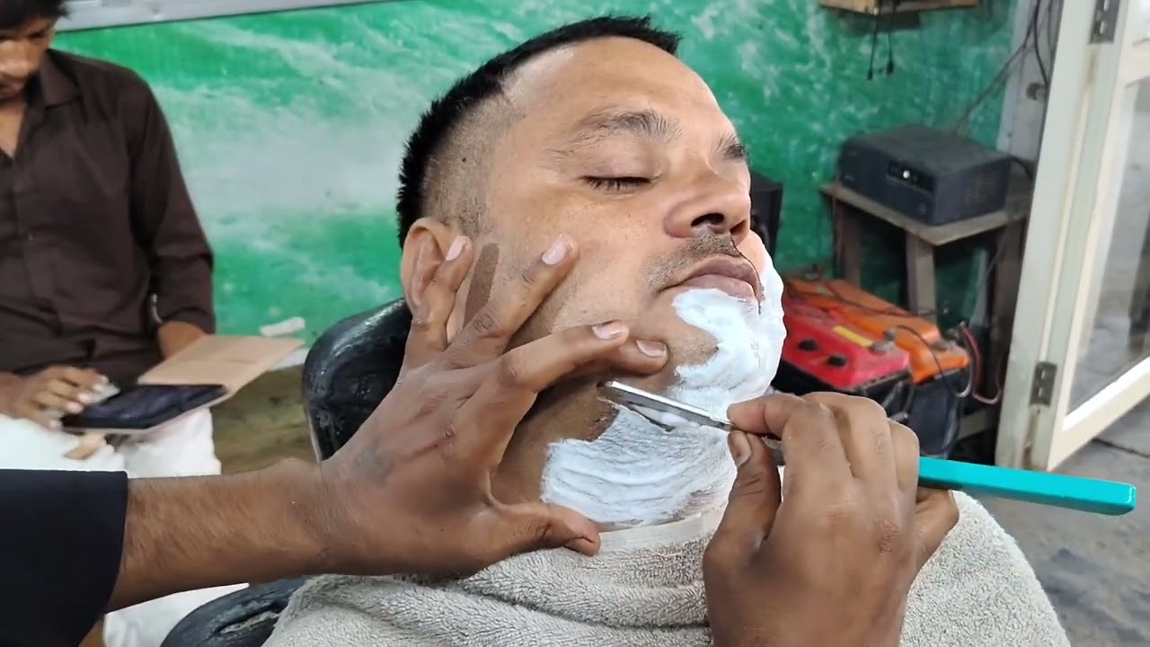 Full Clean Shaving Karne Ka Sahi Tarika ।How to learn clean shaving from zero By Ajay Barber 
