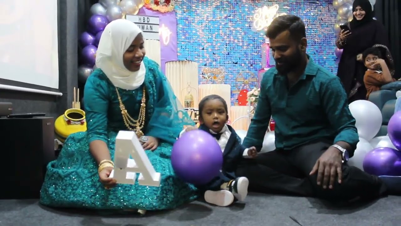 Ruwan 1st birthday celebration. In partyflix private theaters.