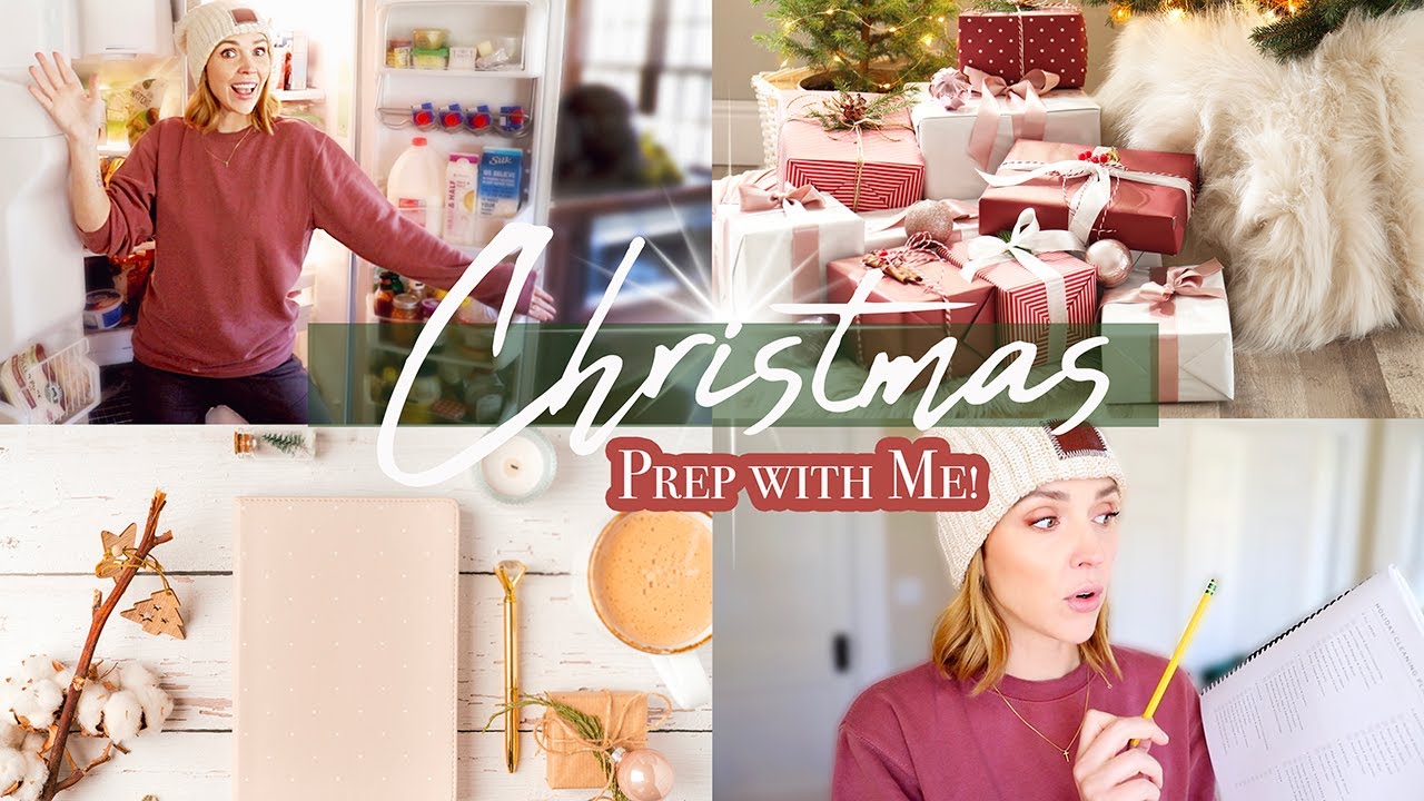 Get Ready For Christmas with Me ⭐️🎄 // Fridge Deep Clean,  Holiday Planner, Quick Dinner. + More...