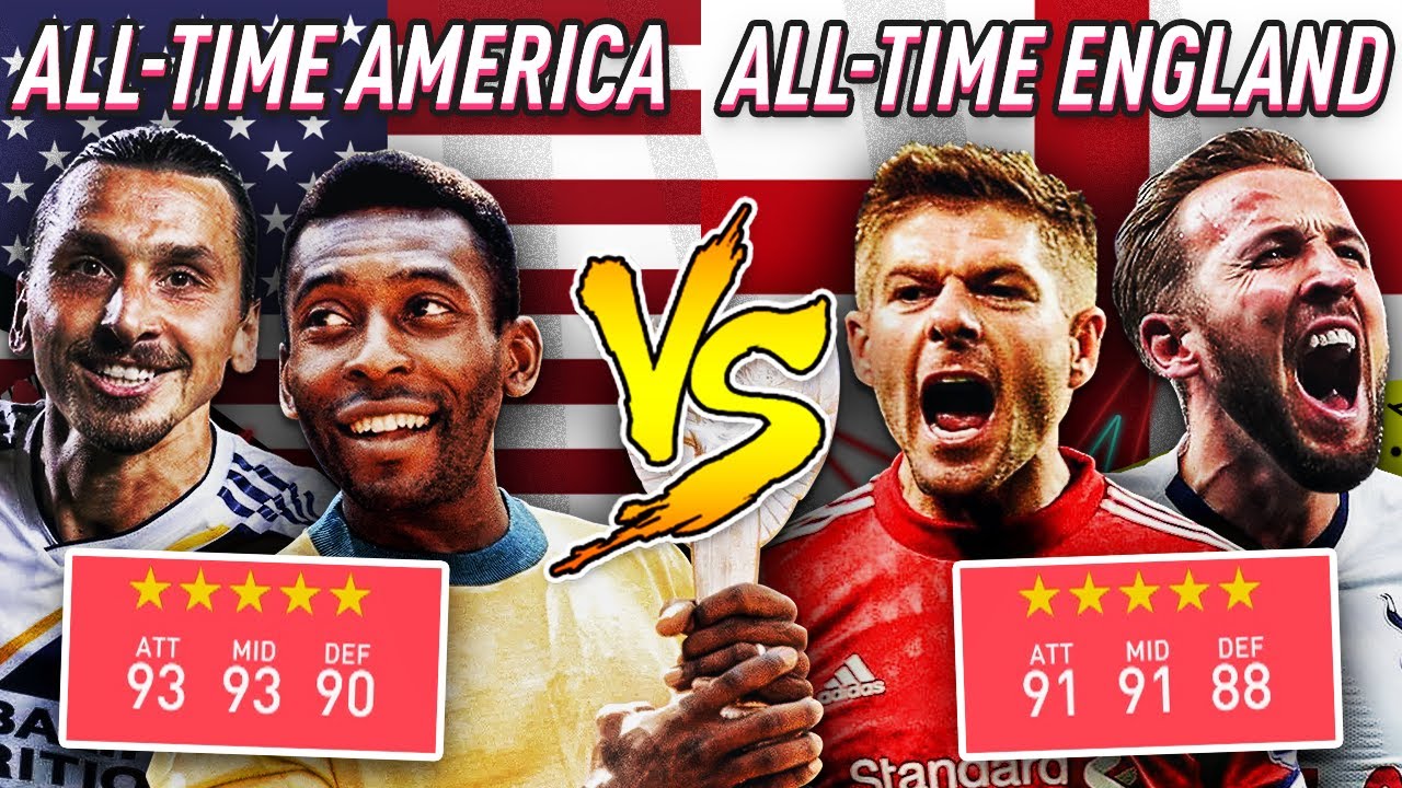 USA LEAGUES ALL-TIME XI vs ENGLISH LEAGUES ALL-TIME XI - FIFA 20 Career Mode