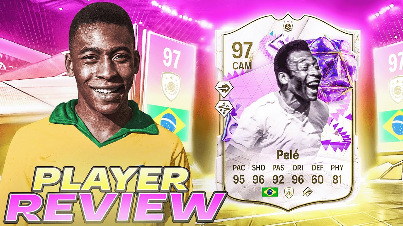 🔥97 ULTIMATE BIRTHDAY ICON PELE PLAYER REVIEW - EA FC 24 ULTIMATE TEAM