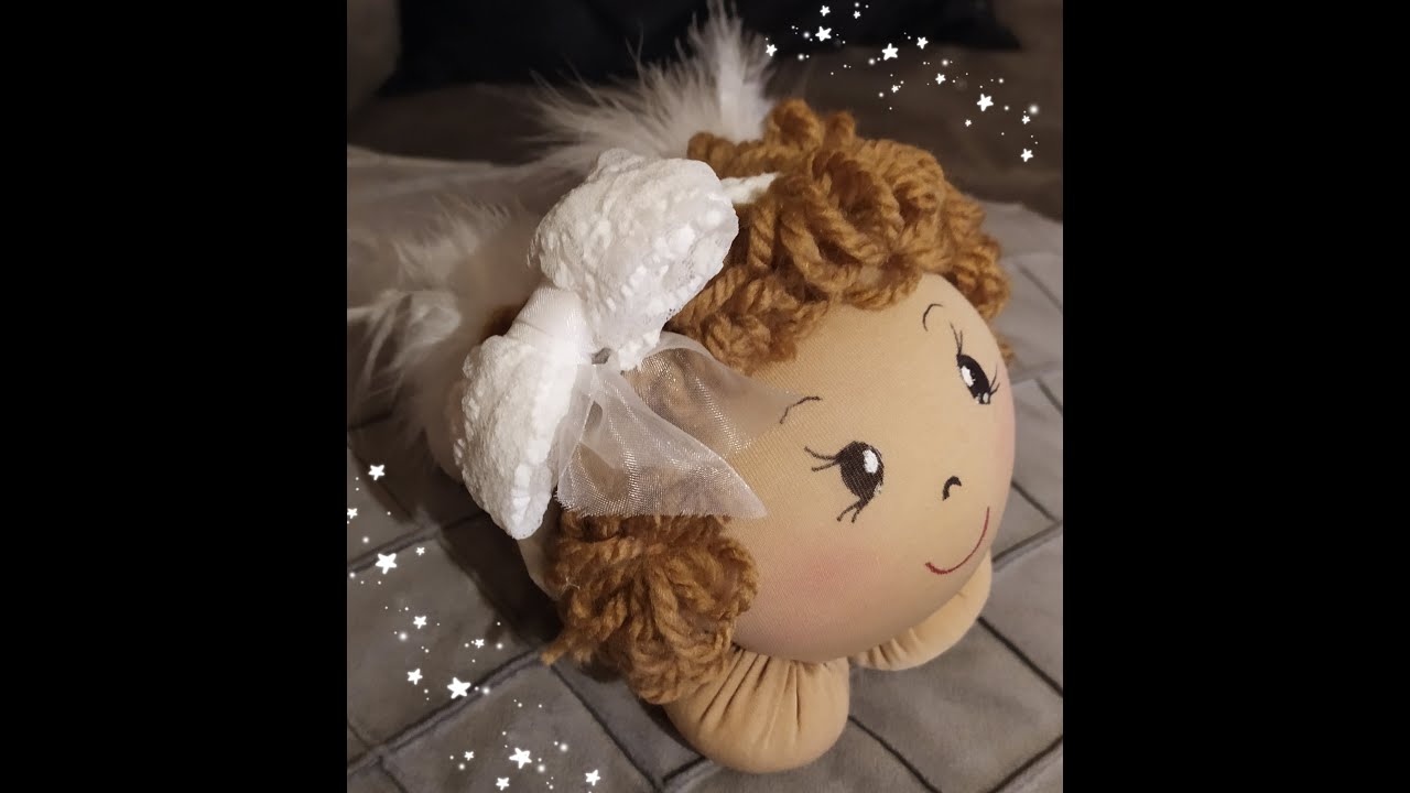 DIY/Cómo hacer un ÁNGEL DE NAVIDAD CABEZÓN🎅🎄
