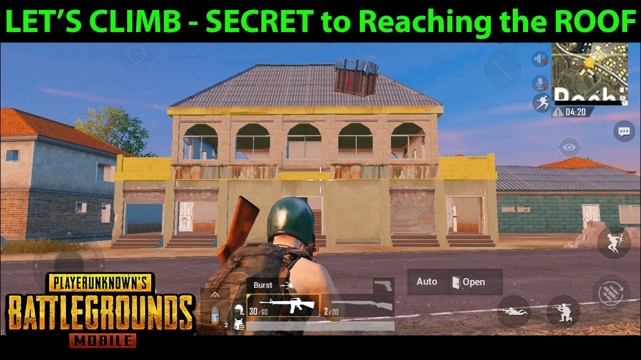 LET'S CLIMB!! SECRET of a DOOR = ROOF ACCESS | PUBG Mobile Lightspeed