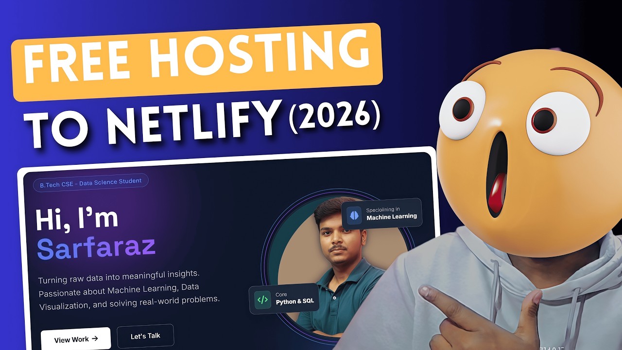 Host Website on Netlify for Free | Website Development in Hindi | Alam Vox