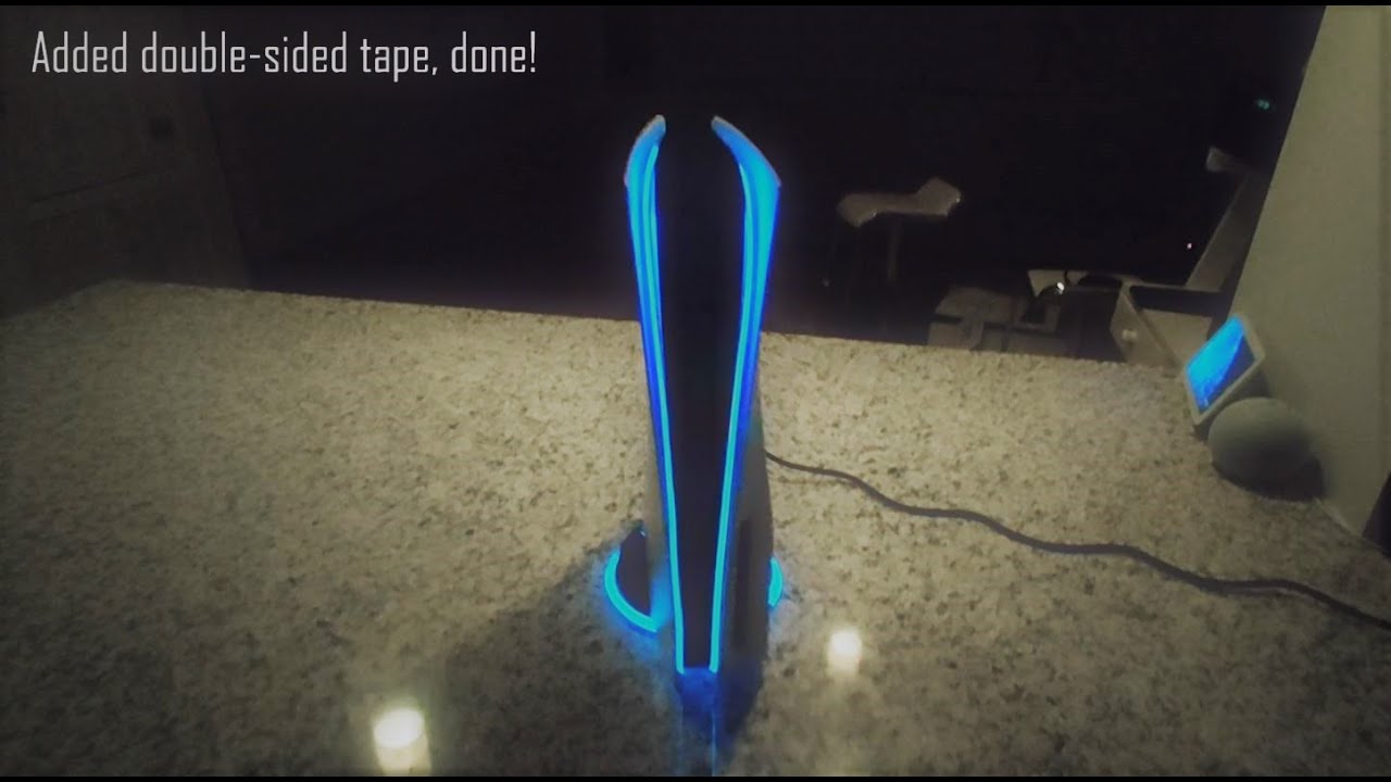 PS5 USB Neon LED Wire Mod - Installation