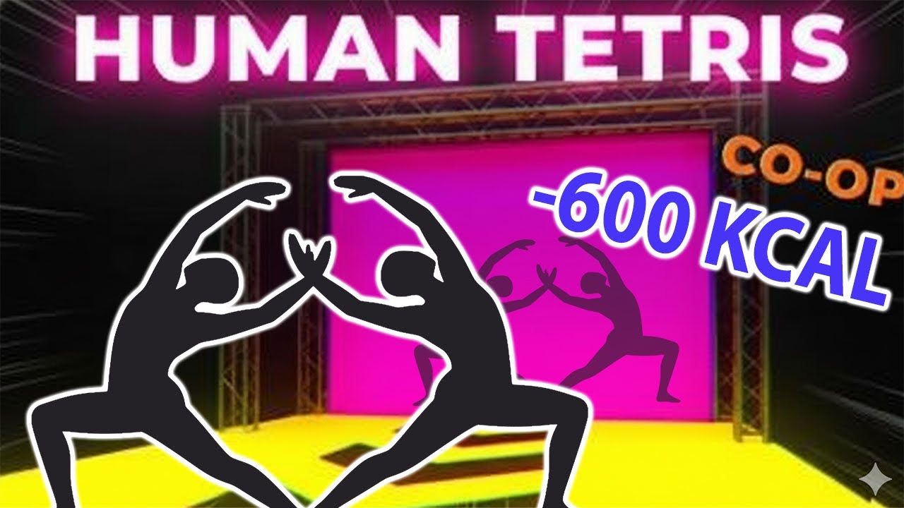 Couple's Reflex Test Gone VIRAL | HUMAN TETRIS | -600KCAL | Immersive Interactive Challenge