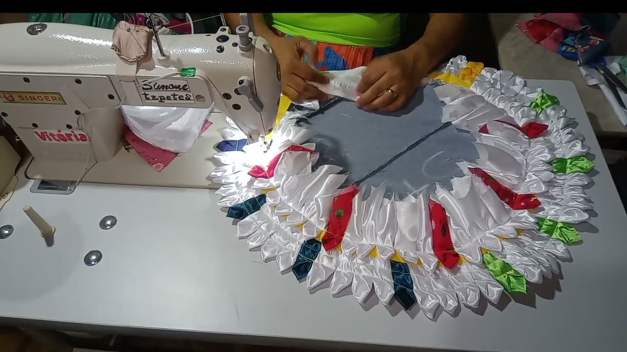Como fazer tapete de retalhos 
