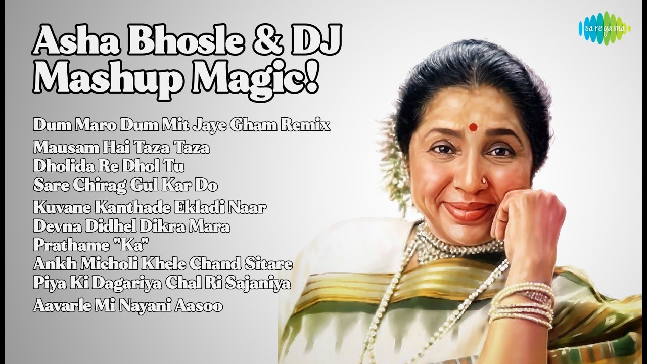 আশা ভোঁসলে মিক্স - সোনালী সুর | Asha Bhosle, DJ Harshit Shah, DJ MHD IND Songs