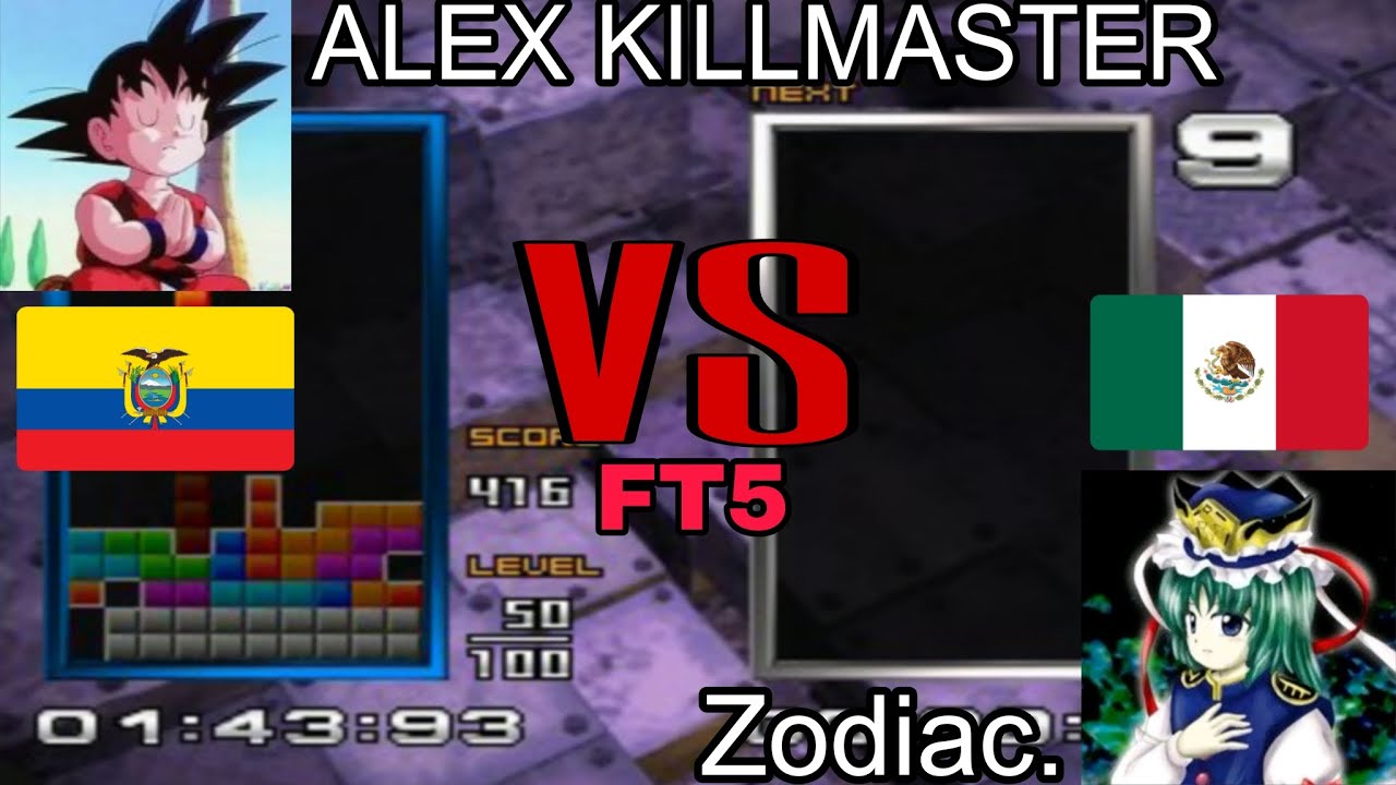 ALEX KILLMASTER vs Zodiac. FT5 Match | Fightcade TGM2P