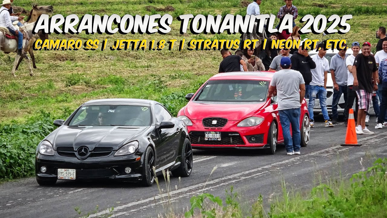 Arrancones Tonanitla Julio 2025 | Camaro SS, Jetta 1.8t, Stratus RT, Neon RT, etc.