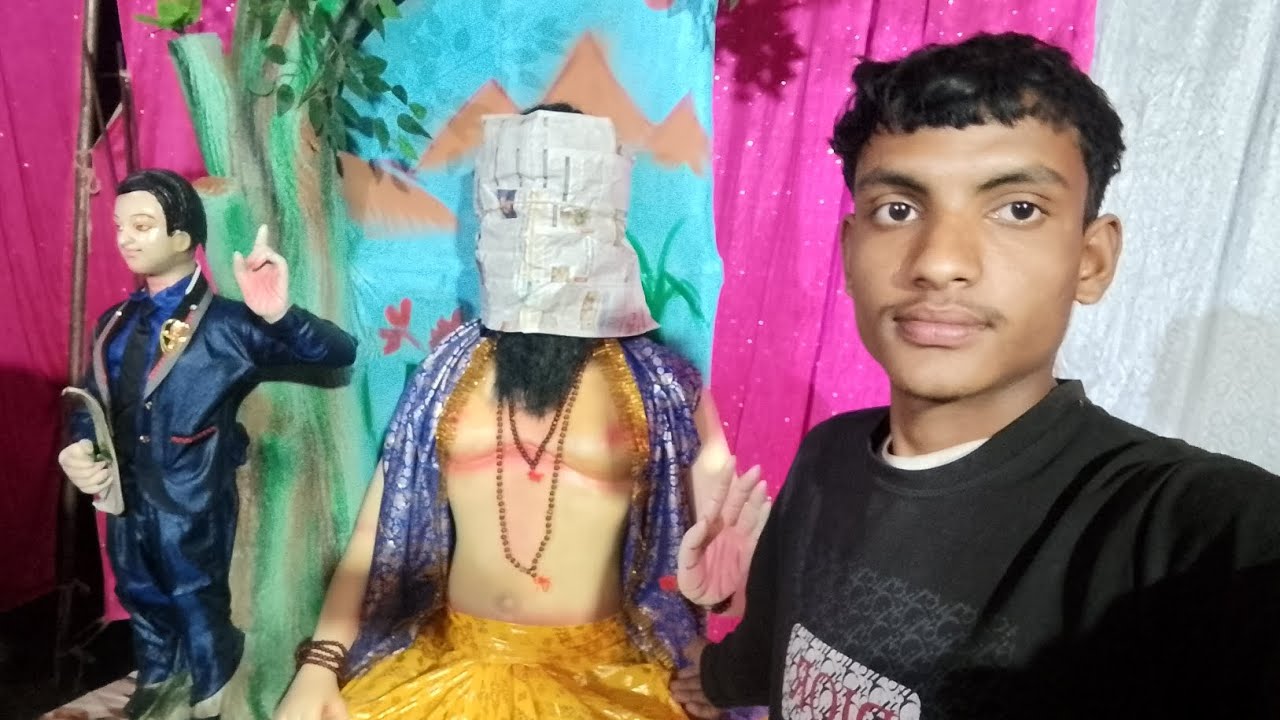 My first vlogs video Ravidas jayanti village