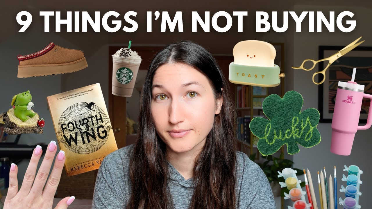 From Shopaholic to Minimalist in 2025! 9 Things I'm Not Buying ❌