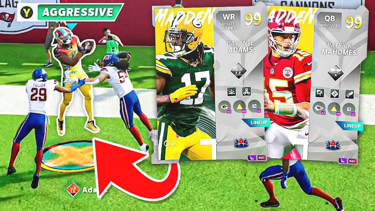 99 Overall Patrick Mahomes & Davante Adams WENT OFF! Madden 21