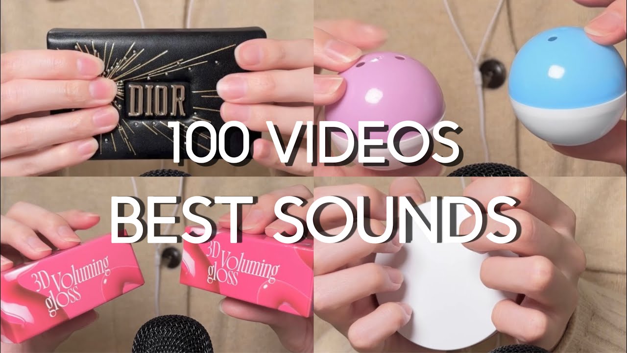 【ASMR】お気に入りの音 / Favorite Sounds｜100 VIDEOS (No Talking)