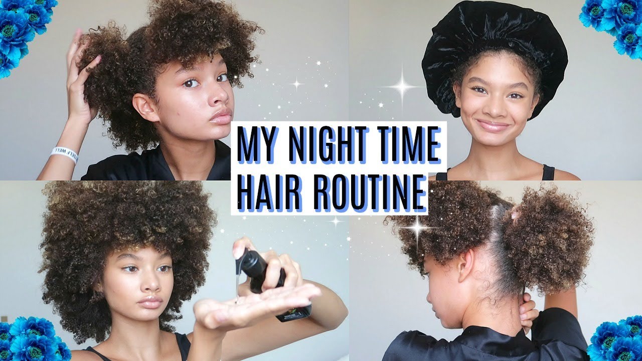 My Real Night Time Hair Routine 2019