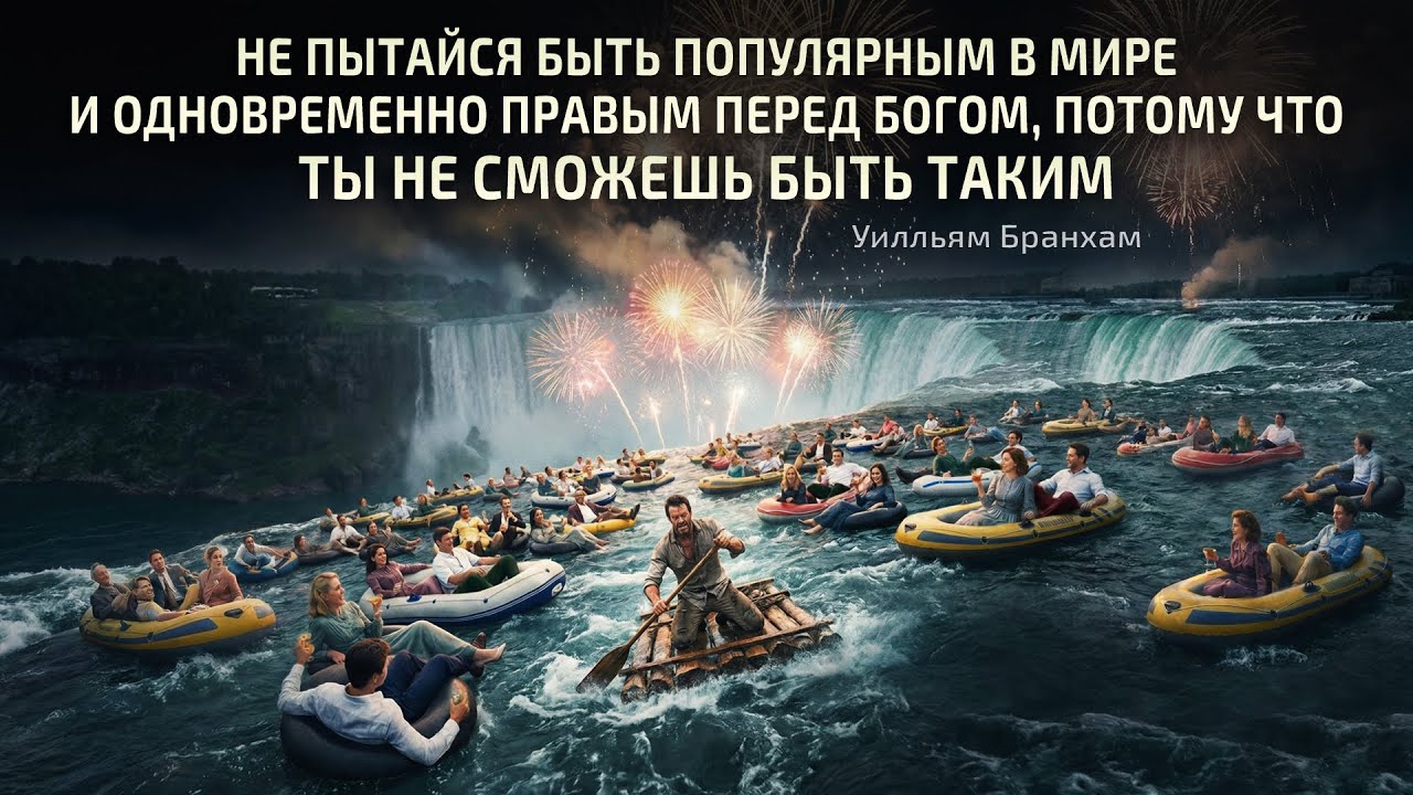 Не пытайся быть популярным в мире и одновременно правым перед Богом – цитата У.М. Бранхам
