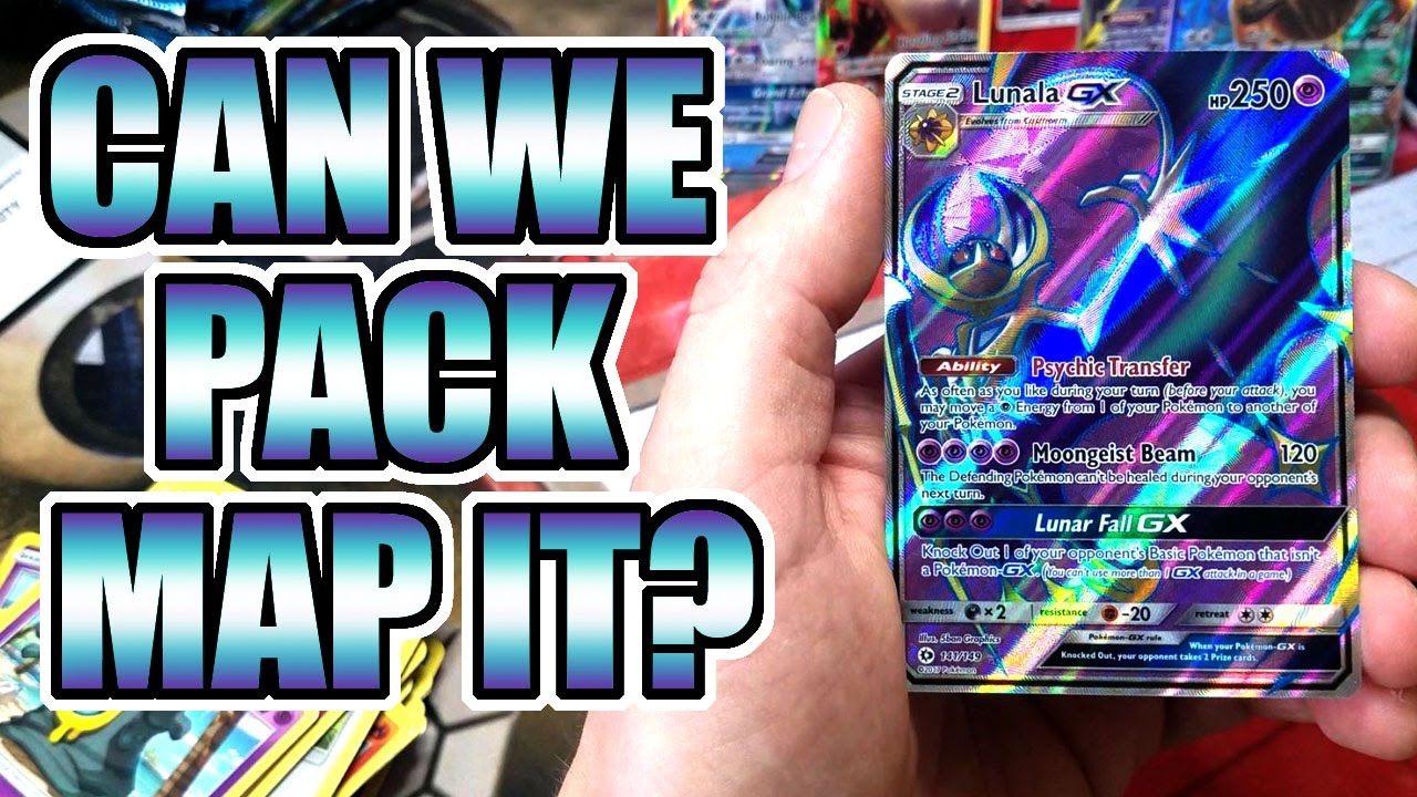 CAN I PACK MAP IT!? OPENING A SUN & MOON BOOSTER BOX - POKEMON UNWRAPPED