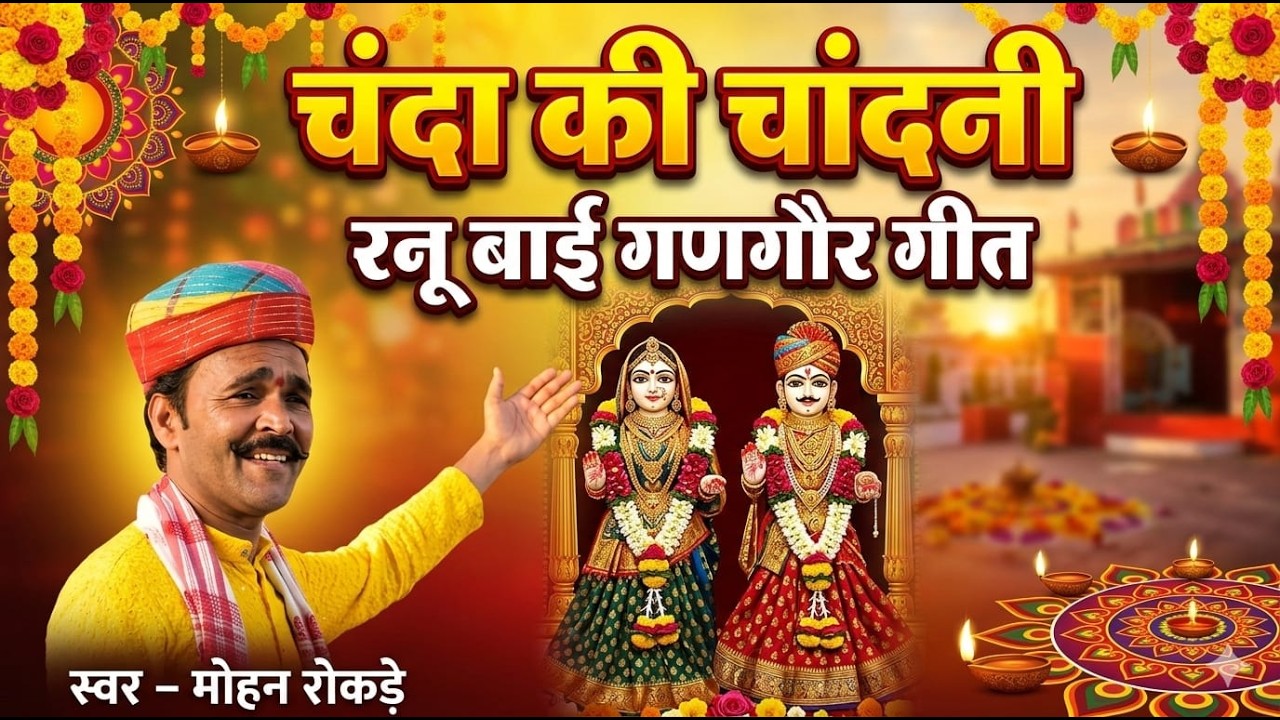 चंदा की चांदनी चकोर बोलअ रे |न्यू रनू बाई गणगौर गीत | Nimadi Gangaur Song 2026 | Mohan Rokade