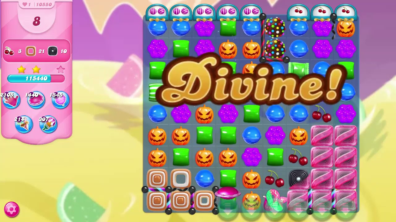 Candy Crush Saga Level 10550 NO BOOSTERS