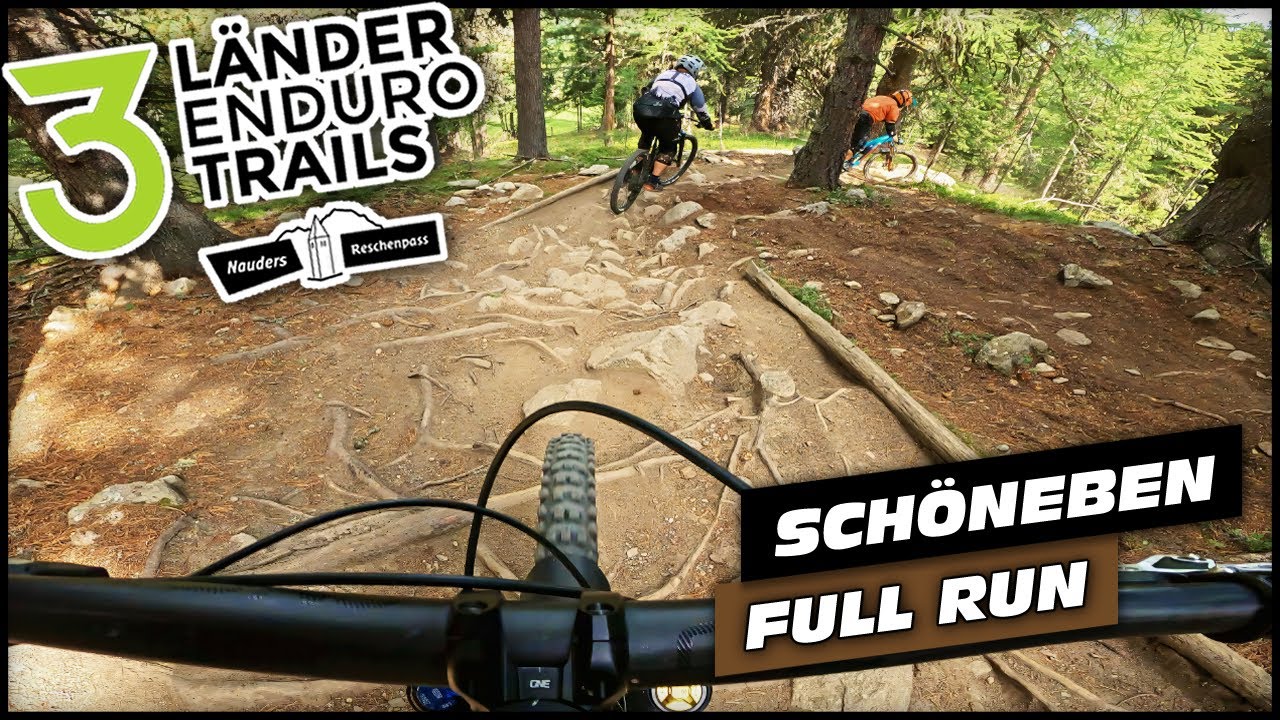 Das Highlight am Reschenpass?  Schönebentrail 🔴 Full Run | 3-Länder Enduro Trails