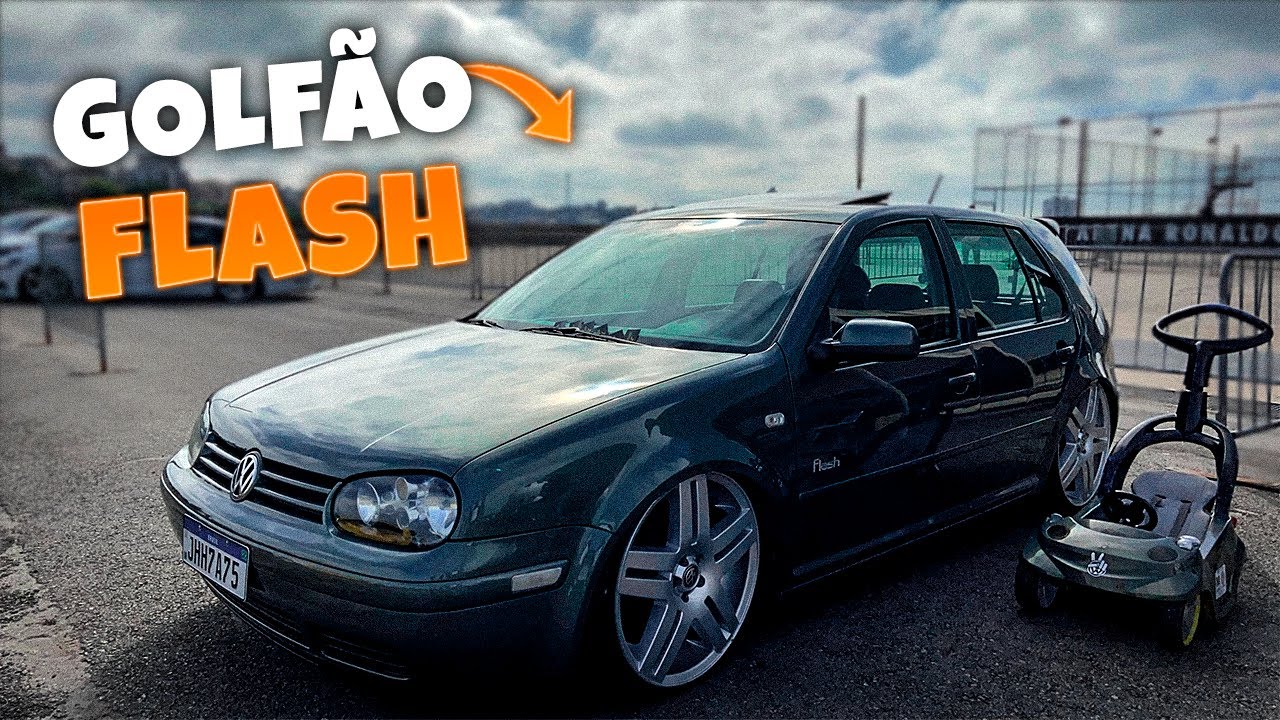 GOLF FLASH VERDE COR RARA DE VER ARO 20 FIXA BRABA CONFIRA