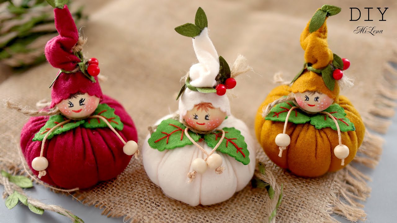 🍂 КУКОЛКА ТЫКВА 🎃 PUMPKIN DOLL 🍂