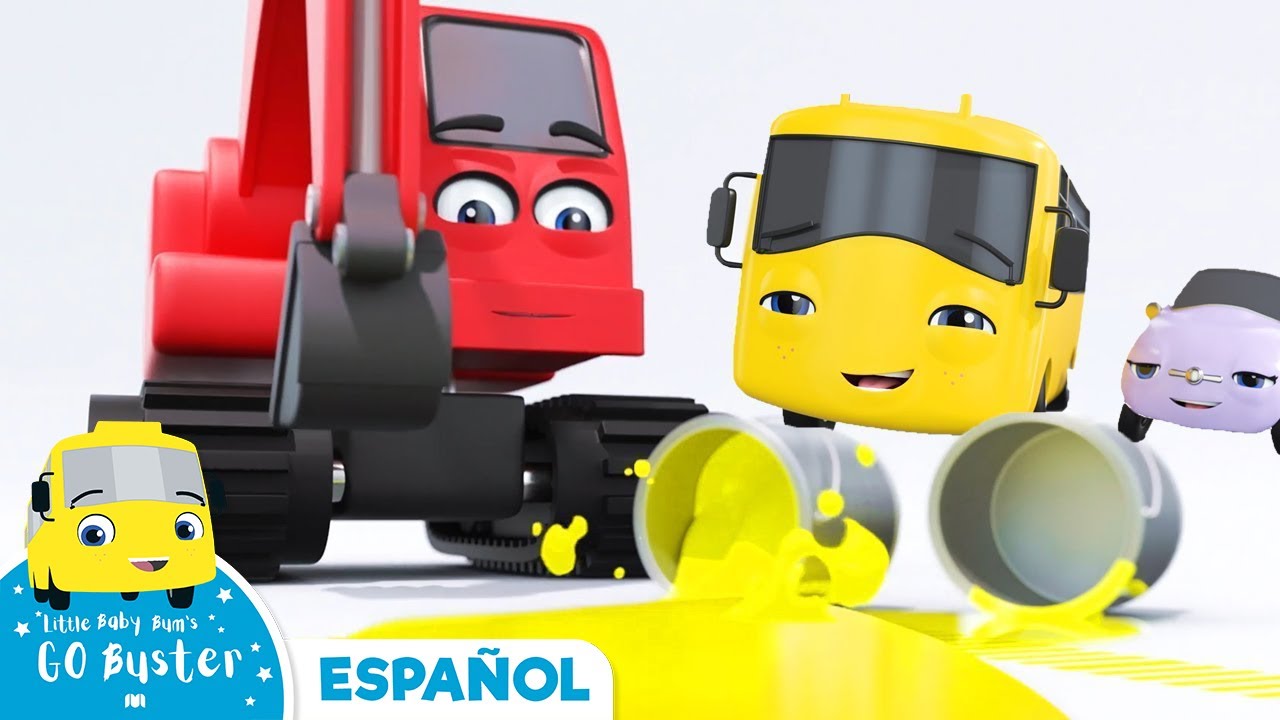 Buster cambia de color | Nanas para beb&eacute;s | Buster en Espa&ntilde;ol - Little Baby Bum