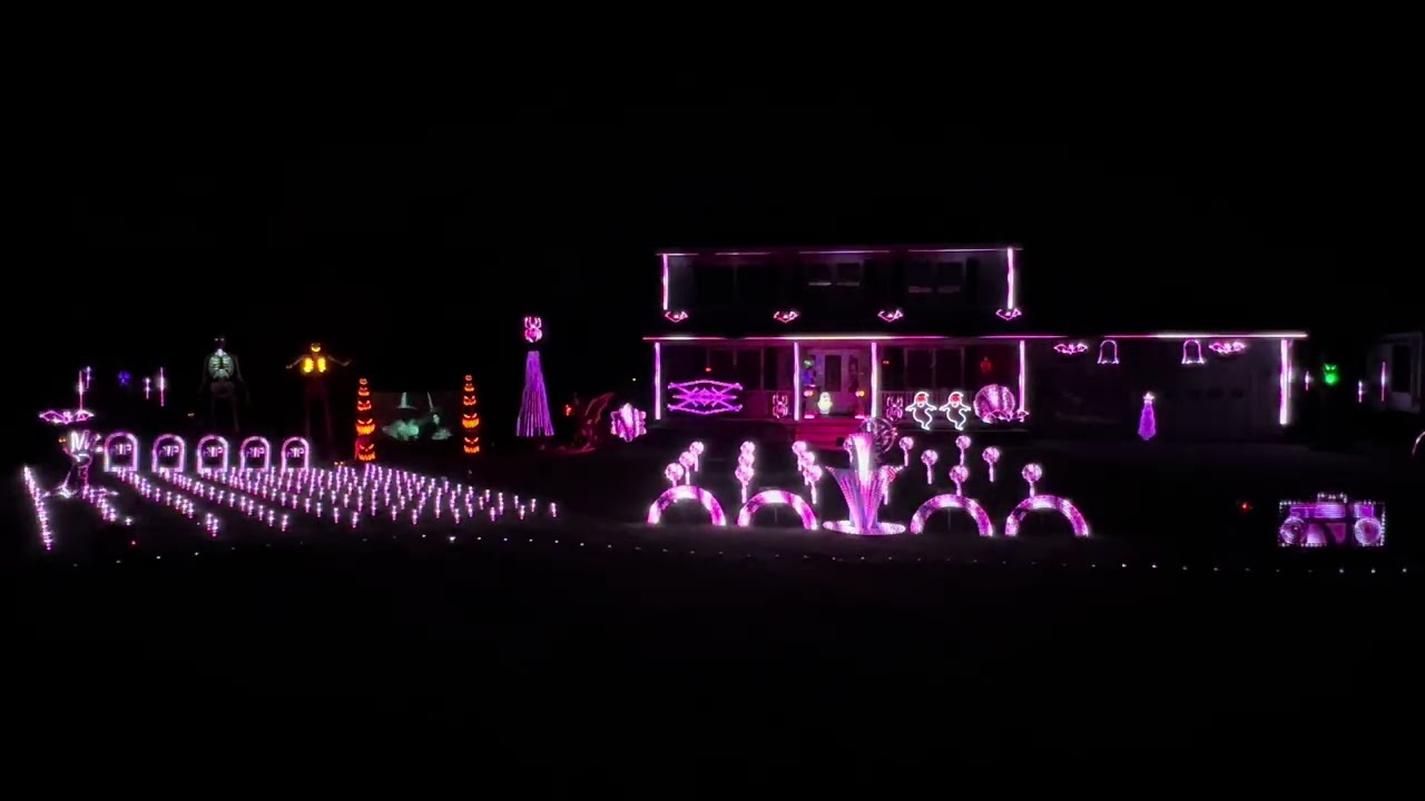 The Nightmare Before Christmas - This Is Halloween (GFL - 2025 Halloween Light Show)