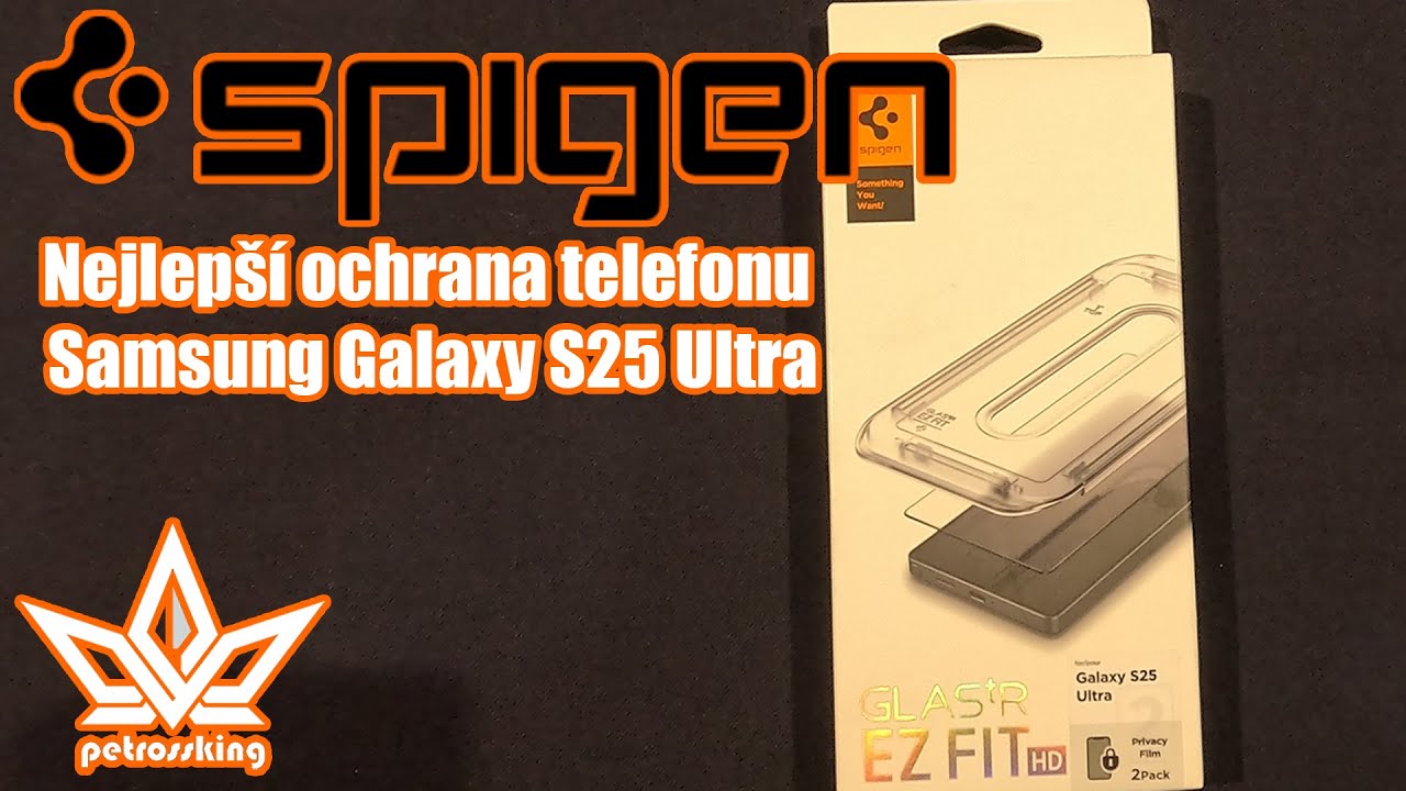 Nejlepší ochrana telefonu Samsung Galaxy S25 Ultra 😯 Spigen Glass