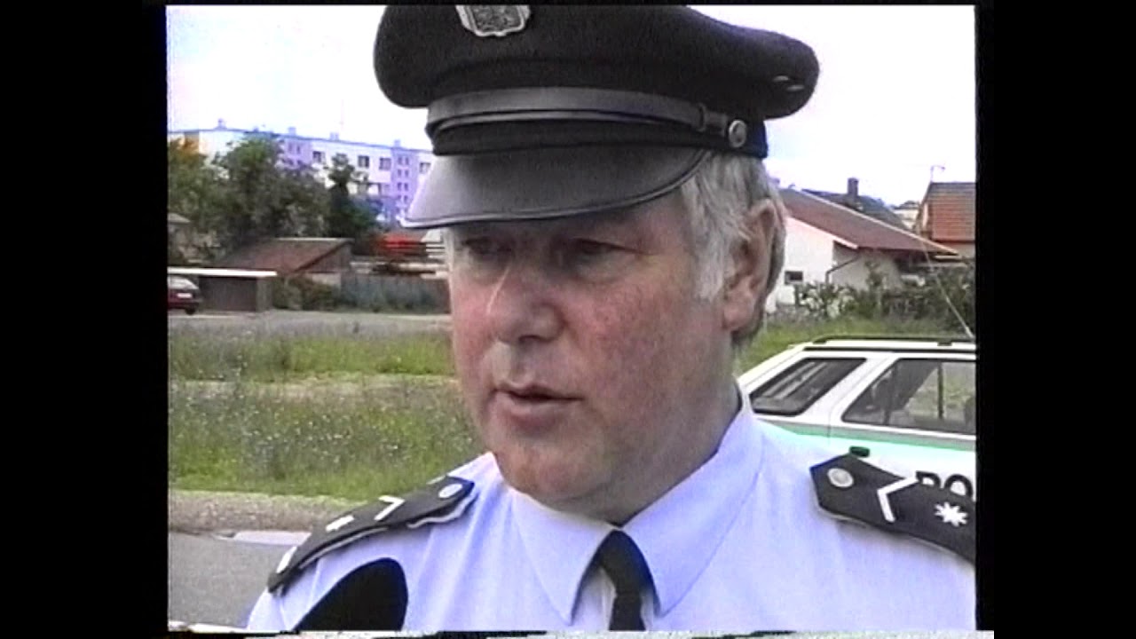 Kralupy TV: Policejní kontrola nákladních vozidel (19. 7. 1998)