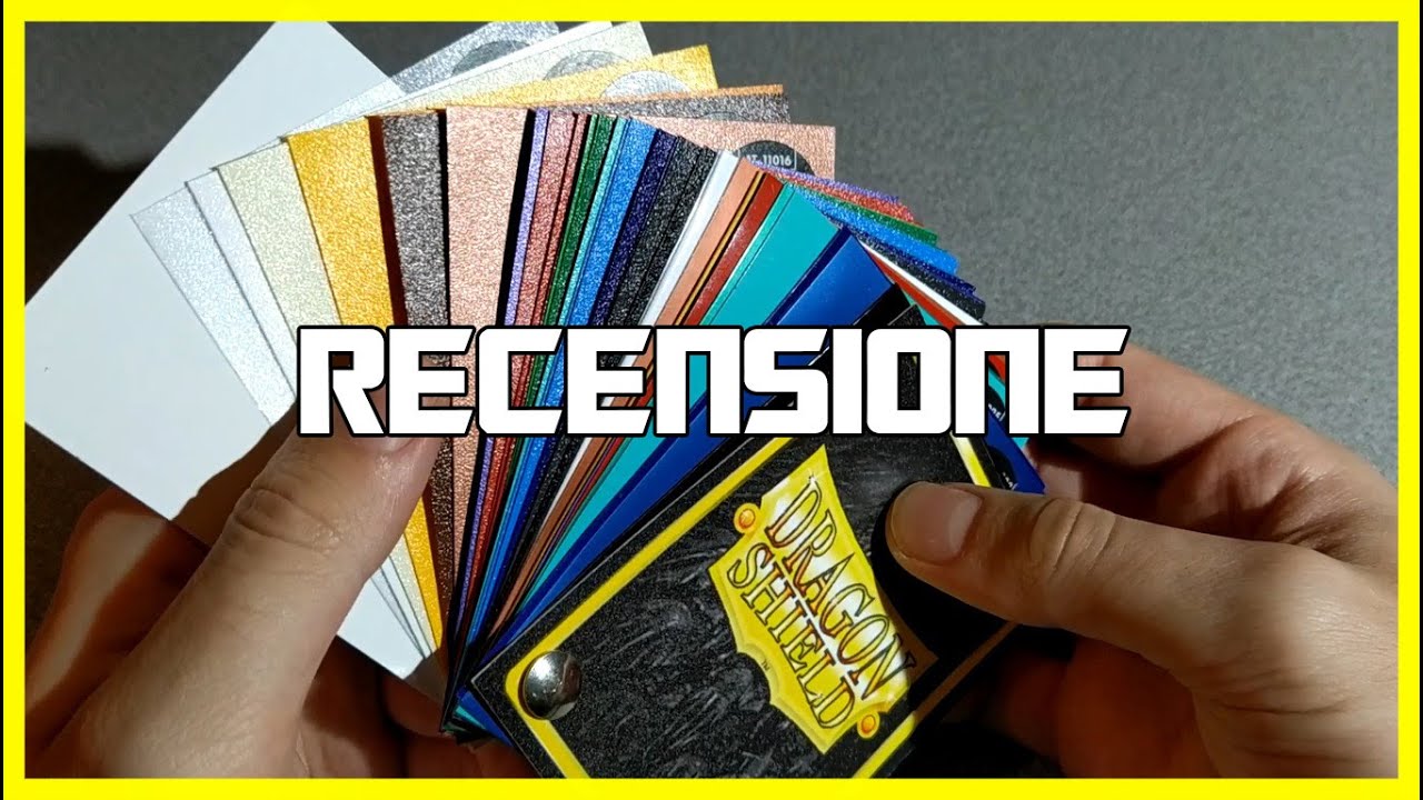 RECENSIONE SLEEVES DRAGON SHIELD CLASSIC E MATTE