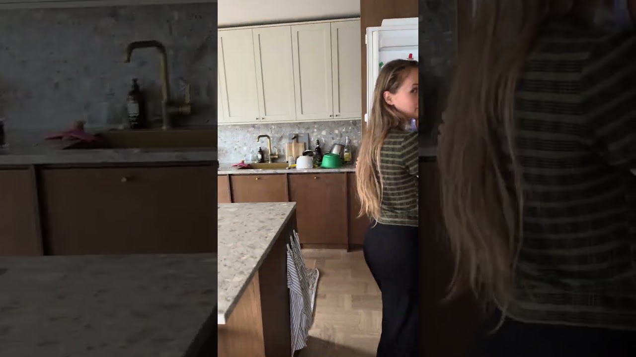 Swedish house tour - ground floor kitchen, living room, patio