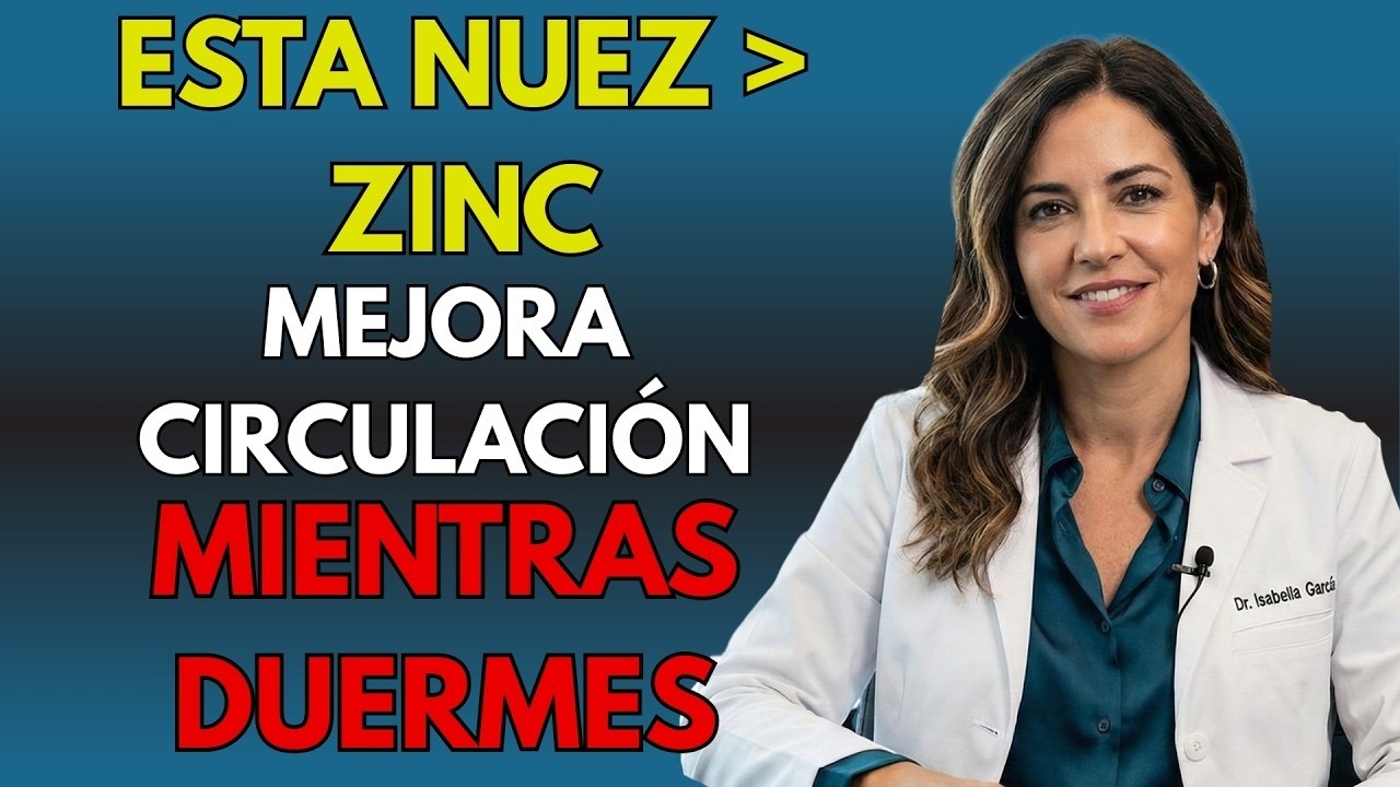 ¡Olvida el Zinc! Esta nuez mejora la circulación mientras duermes | Dra. Carmen Navarro
