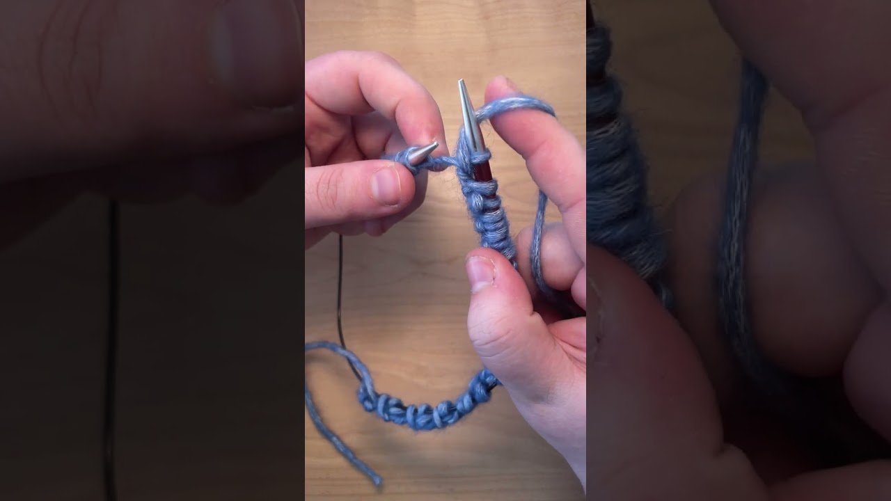 Montage tubulaire à l'italienne côtes 1x1 | Tricoteuses du Quartier