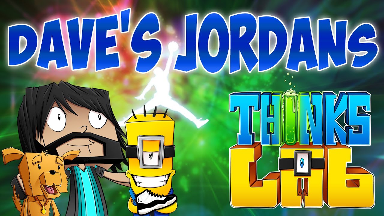 DAVE'S AIR JORDANS!! | Think's Lab Minecraft Mods [Minecraft Roleplay]