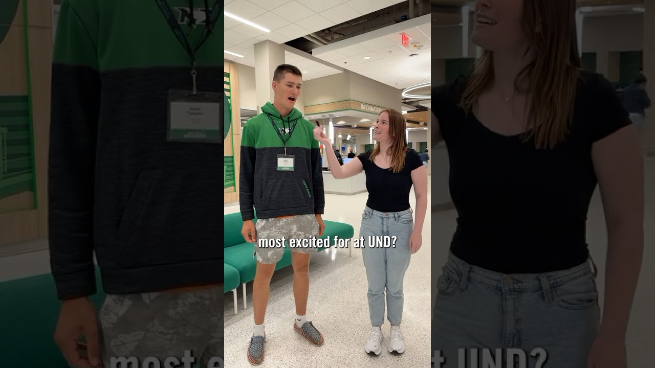 New students share their UND first impressions and what&rsquo;s got them hyped for the semester ahead