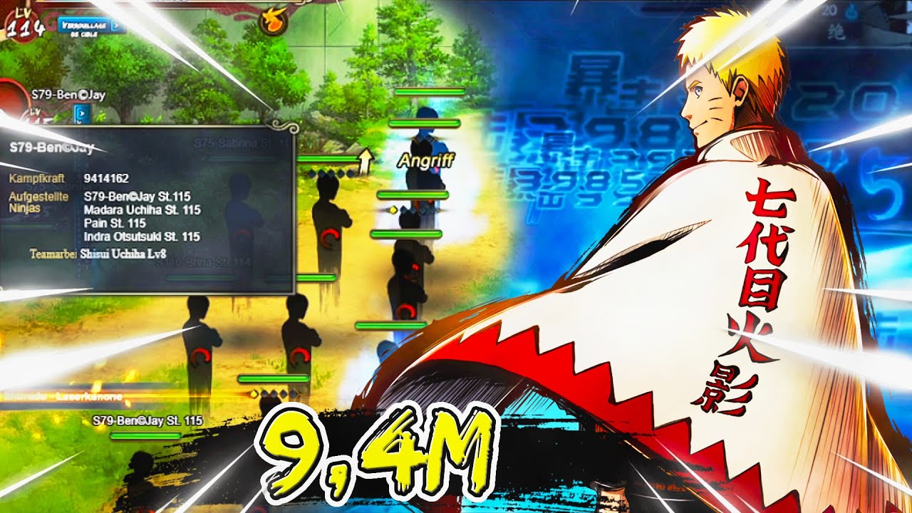 Cross-server GNW: This is what 9 Million Battle Power Looks Like! | Naruto Online