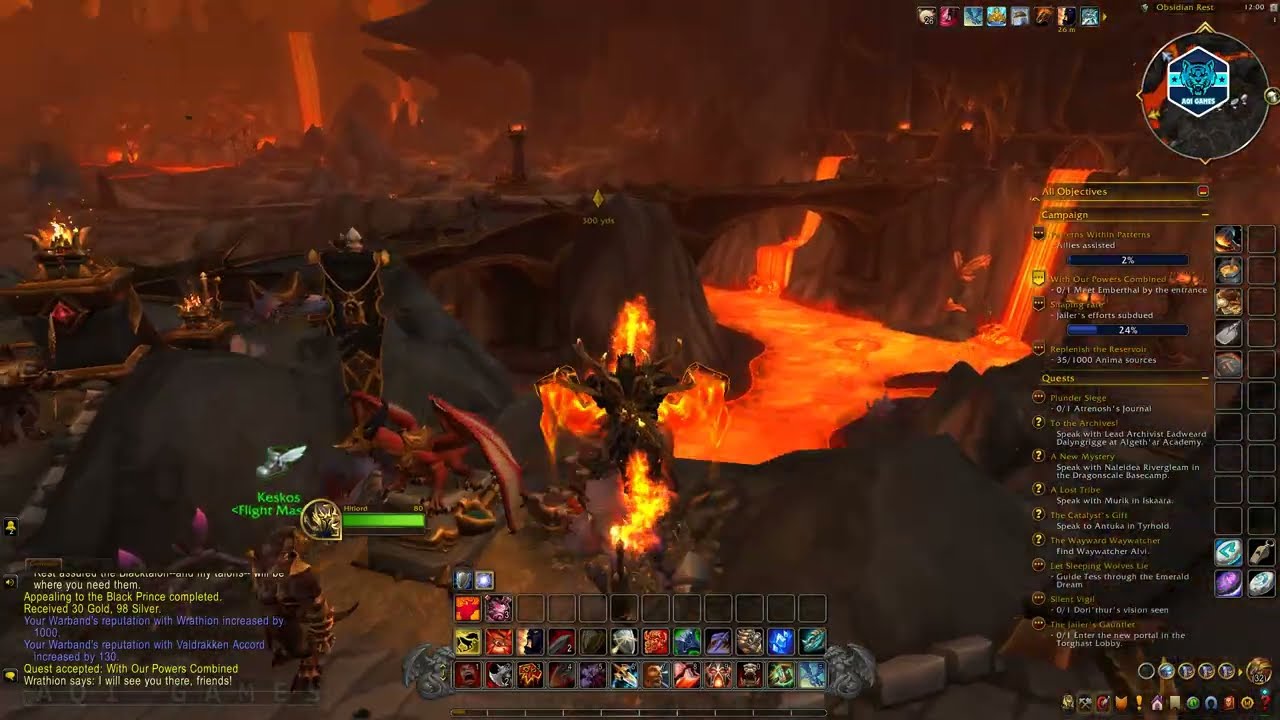 Эбиссиан: СИЛА В ЕДИНСТВЕ &mdash; Эмбертал у Серного поста &mdash; Dragonflight WoW